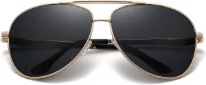 Big XL Wide Frame Extra Large Polarized Aviator Sunglasses for Big Heads Men Oversized Military Pilot Glasses