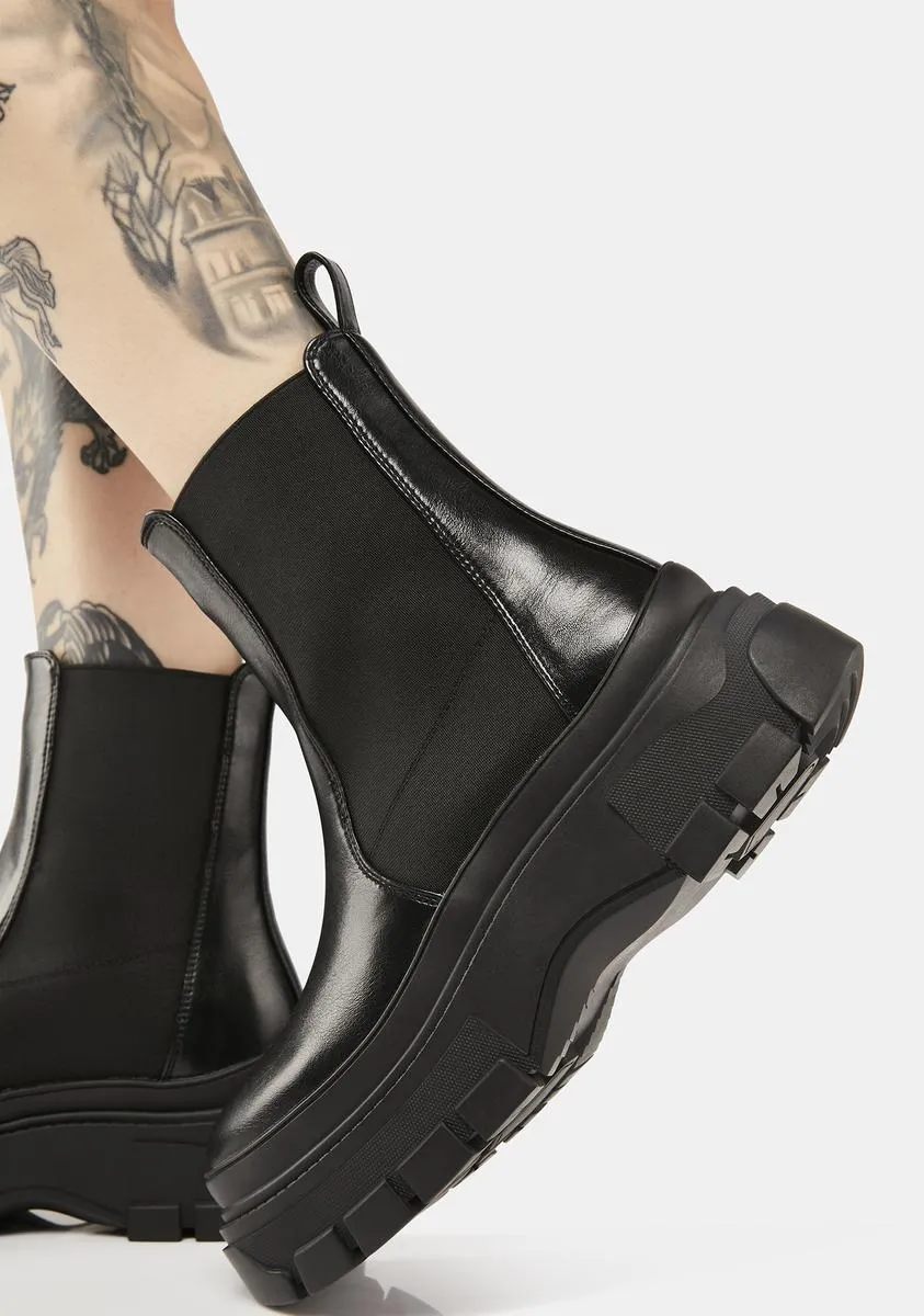Cary Platform Chelsea Boots