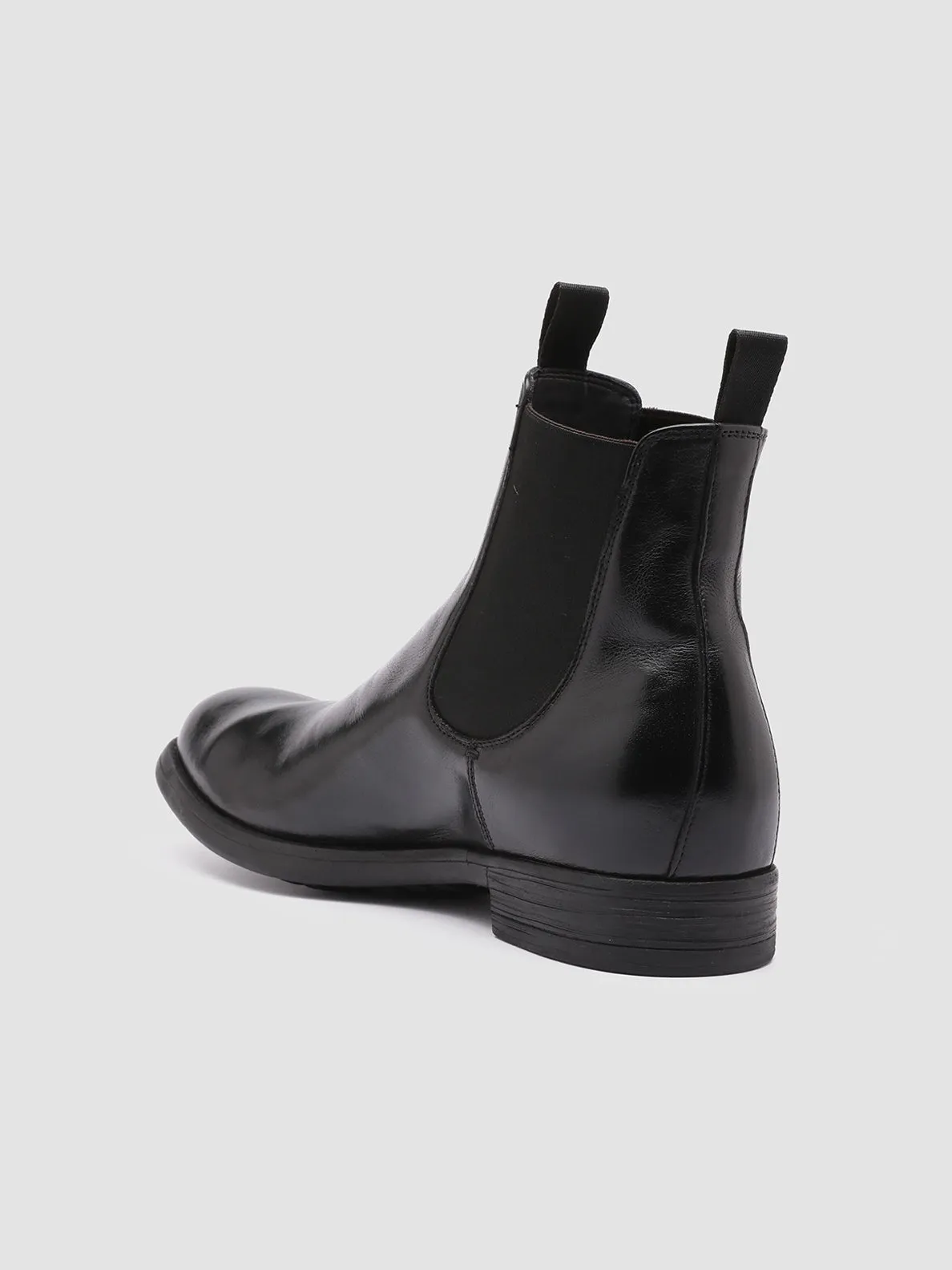 CHRONICLE 002 - Black Leather Chelsea Boots