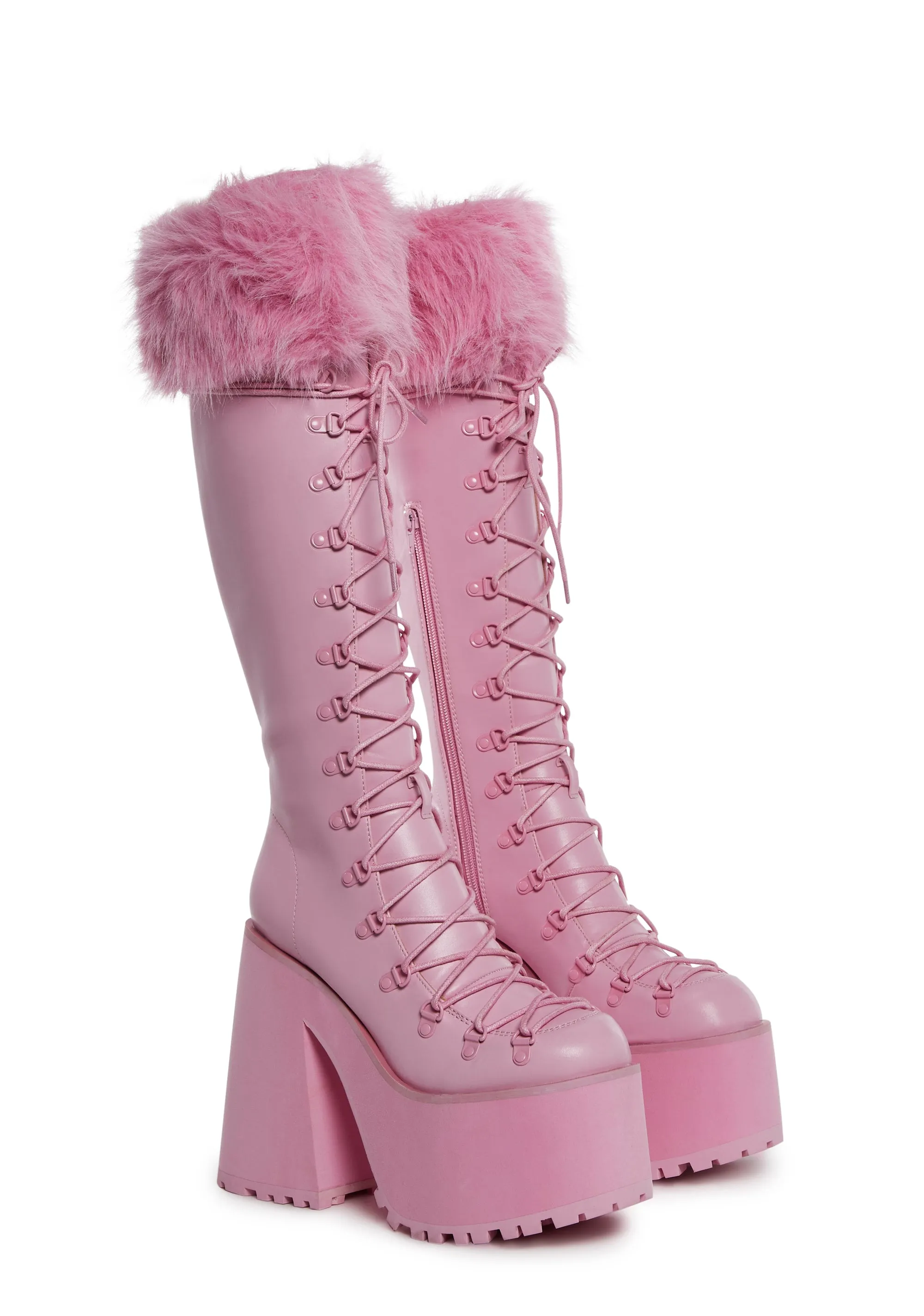 Dollish Delight Platform Boots
