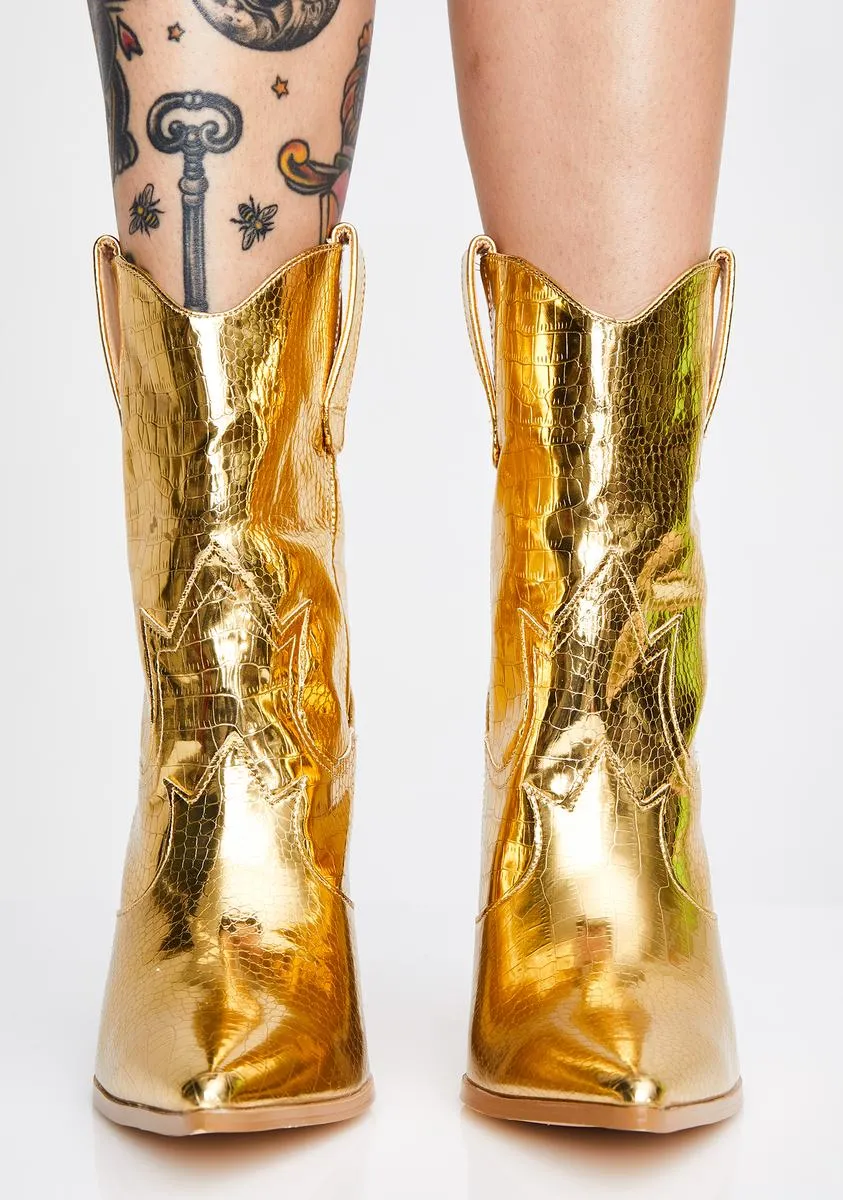 Gold Rush Cowboy Boots