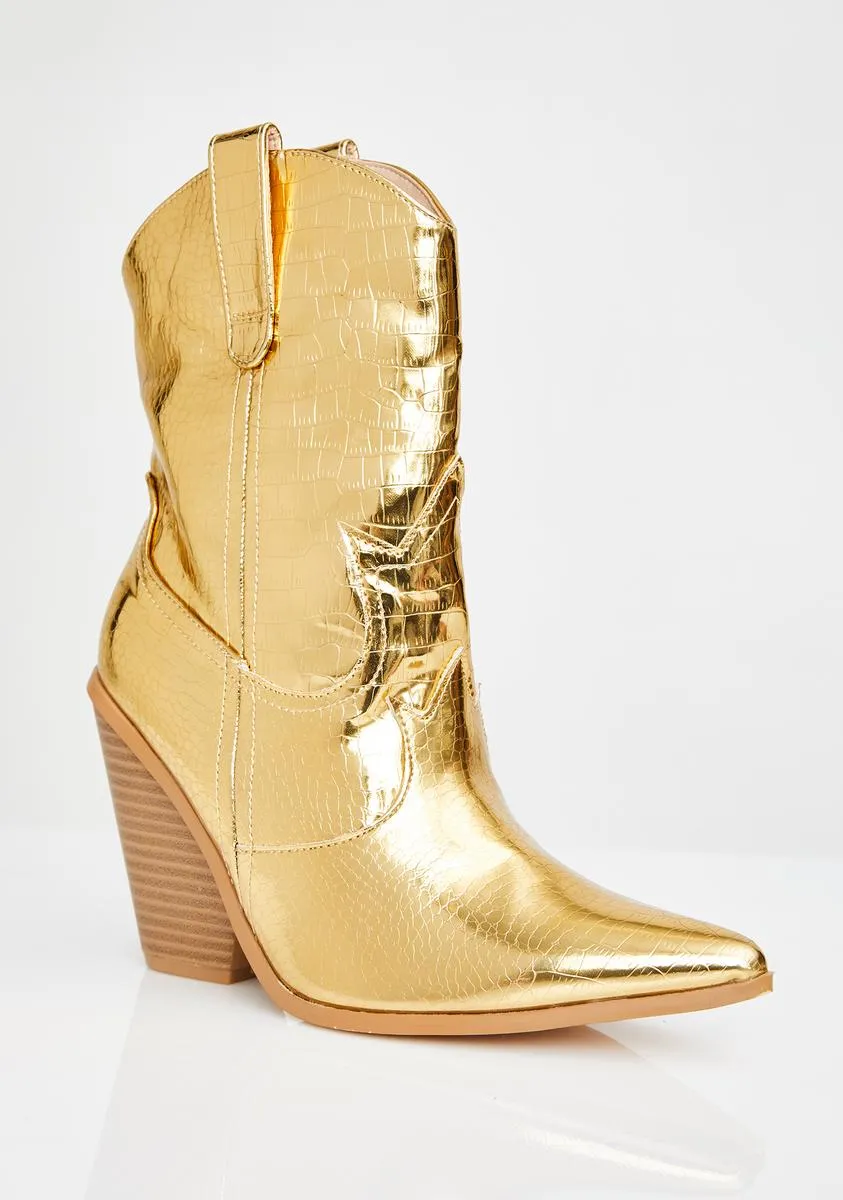 Gold Rush Cowboy Boots