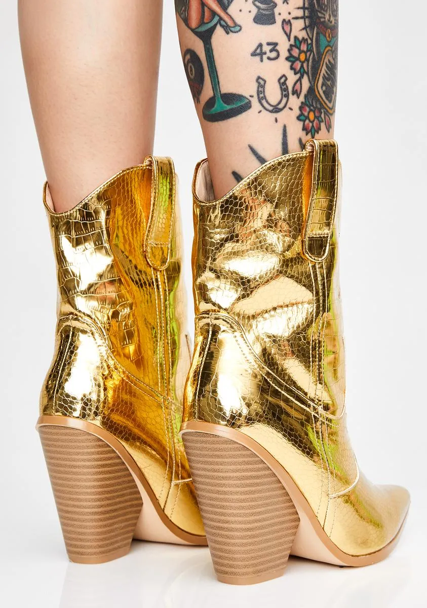 Gold Rush Cowboy Boots