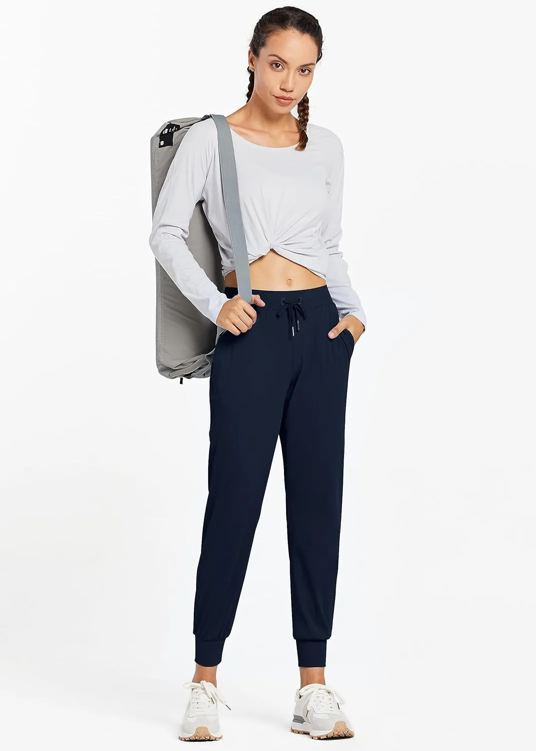 Libin Women's Joggers Pants Athletic Running Petite/Regular/Tall Sweatpants with Pockets Tapered Casual Workout Pants