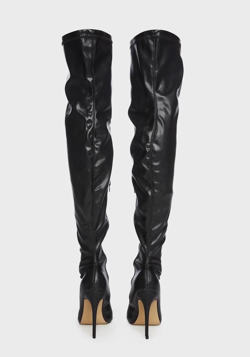 Lunar Common Ground Thigh High Boots
