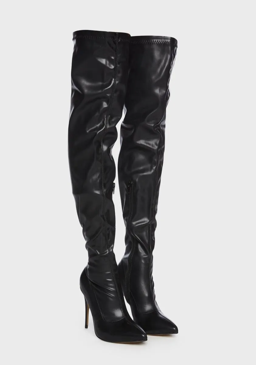 Lunar Common Ground Thigh High Boots