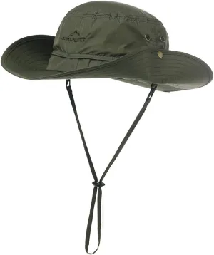 Oversize XL XXL Large Wide Brim Waterproof UPF 50  Bucket Sun Summer Travel Fishing Hiking Fisherman Hat Detachable Chin