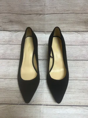 Shoes Heels Block By Liz Claiborne In Black & Gold, Size: 7