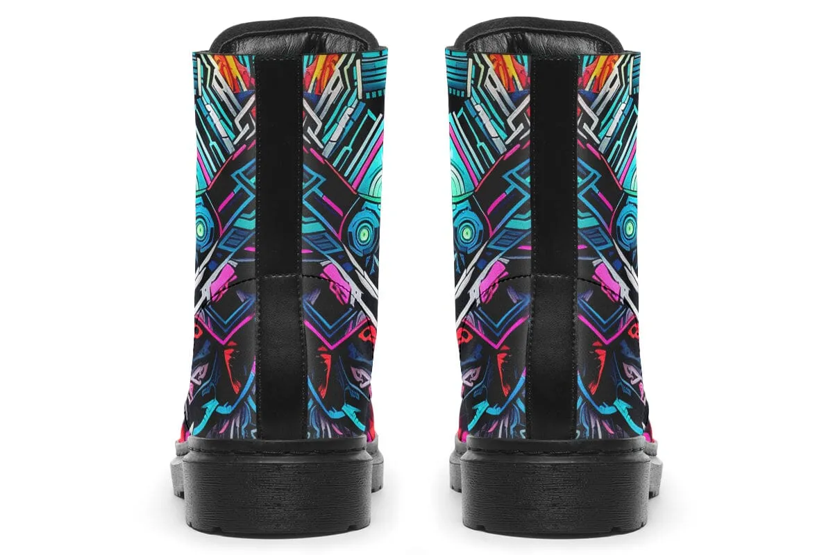Space Symmetry Combat Boots