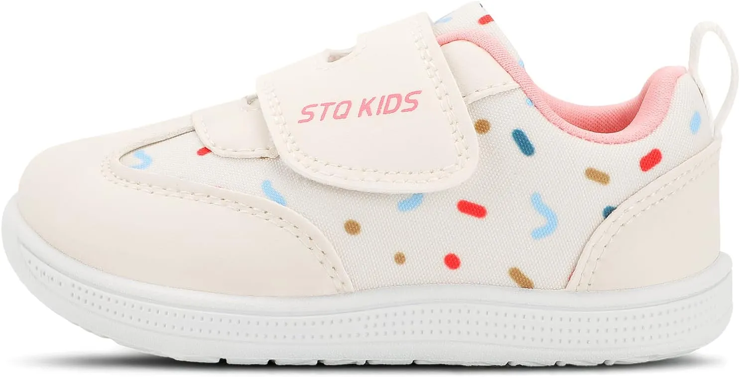 Wide Toe Box Toddler Shoes Zero Drop Boys Girls Barefoot Shoe Non-Slip Little Kids Sneakers for First Walking