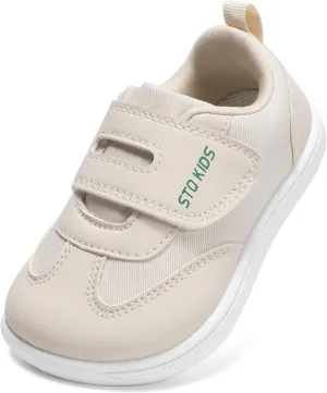Wide Toe Box Toddler Shoes Zero Drop Boys Girls Barefoot Shoe Non-Slip Little Kids Sneakers for First Walking